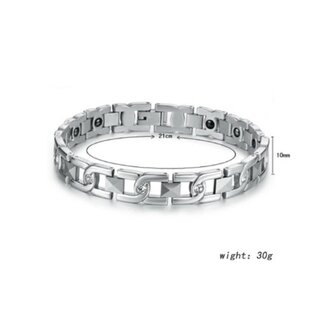 Bracelet Magn&eacute;tique Acier (femme) Katy 01 (10mm)