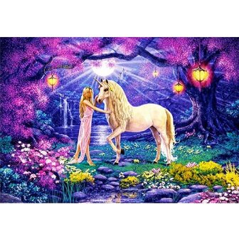 Diamond Painting Licorne 02 (taille et forme des pierres au choix)