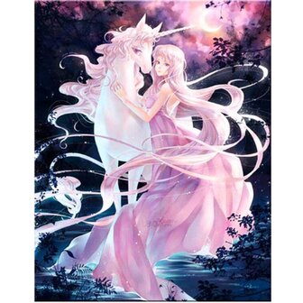 Diamond Painting Licorne 03 (taille et forme des pierres au choix)