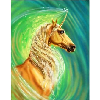 Diamond Painting Licorne 08 (taille et forme des pierres au choix)