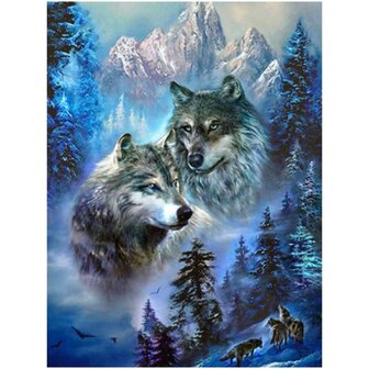 Diamond Painting Wolven 06