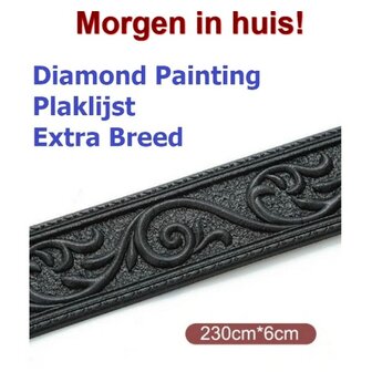 Liste de colle Diamond Painting en rouleau extra large noir (230x5cm)