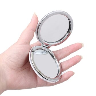 Miroir de maquillage de peinture au diamant 001