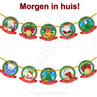 Diamond Painting Kerst Slinger  01