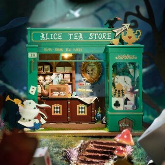 Maison miniature &agrave; construire soi-m&ecirc;me Rolife Alice&#039;s Tea Store