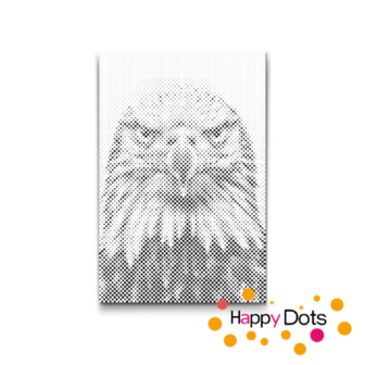 HappyDots DOT Painting Wildlife - Adelaar - Stippelschilderij