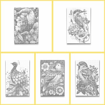 HappyDots DOT Painting Kleurboek Vogels - 20 stippelschilderijen