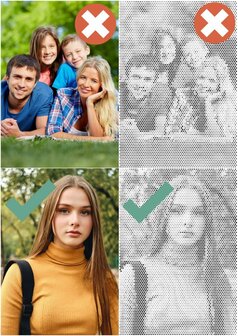 DOT Painting van eigen foto A4 Goud inclusief 1 acryl stift (papier)