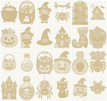 HappyDots DOT Painting Valuepack Halloween (24 stuks)