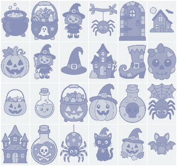 HappyDots DOT Painting Valuepack Halloween (24 stuks)