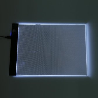Diamond Painting A4 Ledlamp (Lightpad) dimbaar (3 standen) met stekker