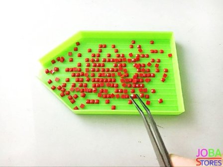 Diamond Painting Kerstman met puppies 40x50cm