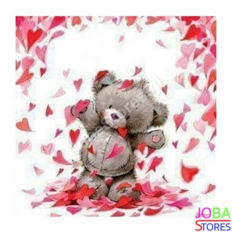 Diamond Painting Teddy Love 30x30cm