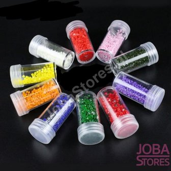 Diamond Painting Pots en vrac / de remplacement pour &eacute;tui de rangement de luxe (24 pi&egrave;ces)