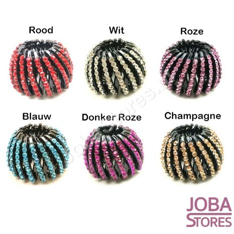 Haar Sieraad Bling Klein Donker Roze