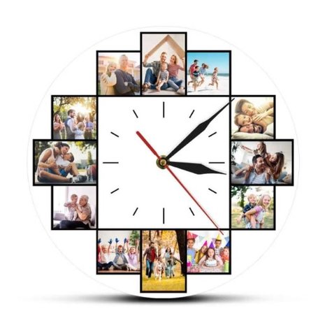 Horloge personnalisée avec ses propres photos 001