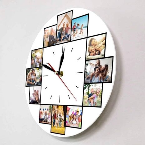 Horloge personnalisée avec ses propres photos 001