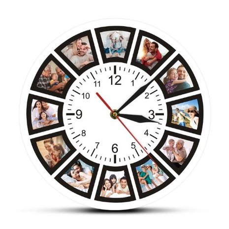 Horloge personnalisée avec ses propres photos 002