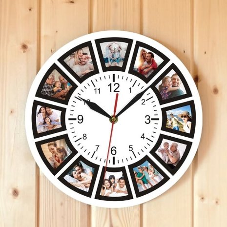 Horloge personnalisée avec ses propres photos 002