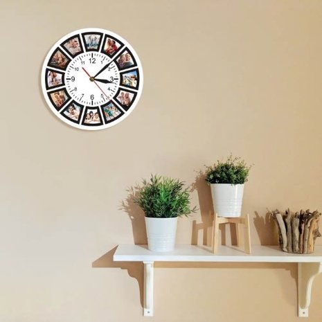 Horloge personnalisée avec ses propres photos 002