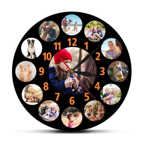 Horloge personnalisée avec ses propres photos 004