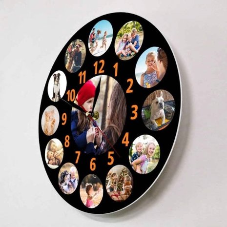 Horloge personnalisée avec ses propres photos 004