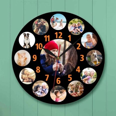 Horloge personnalisée avec ses propres photos 004