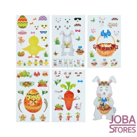 Sticker Fun Sticker Set Pâques (5 pièces)