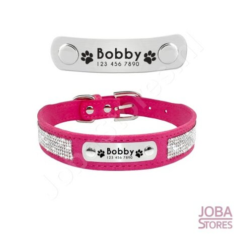 Collier de chien personnalisé 012 avec votre propre nom