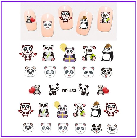 Set de Stickers Ongles Animaux (150 stickers)