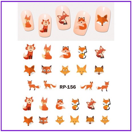 Set de Stickers Ongles Animaux (150 stickers)