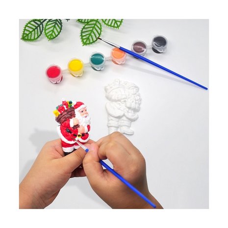 Peignez vos propres pendentifs Père Noël (2 pièces)