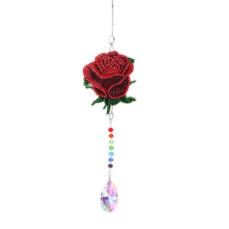 Diamond Painting Pendentif Rose