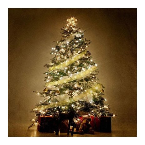 Guirlande de Noël illuminée Argent 1 mètre