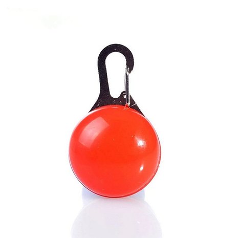 Ampoule Led avec Clip pour Collier de Chien (Rouge)