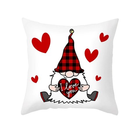 Taies d'oreiller décoratives Gnomes / Gnomes 01 à 04 (45cm/4pcs) - Saint Valentin - Fête des Mères