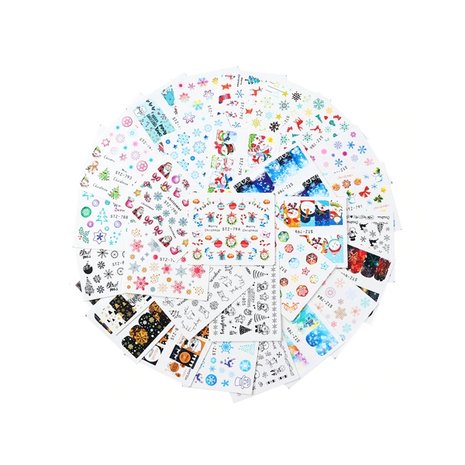 Nail Sticker Set Noël 04 (30 feuilles)