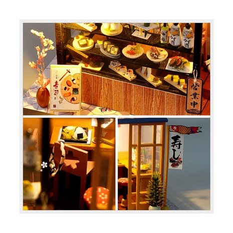 Maison de bricolage miniature TD35 Sushi Shop