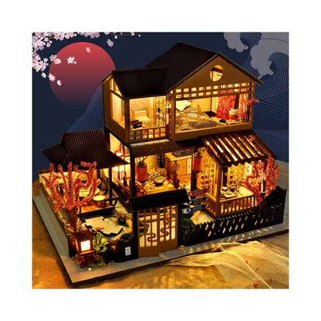 Miniature Self-build Cottage TC14A Maison japonaise avec étage