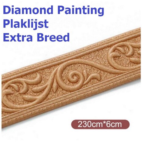 Liste de colle Diamond Painting sur rouleau cuivre large (230x5cm)
