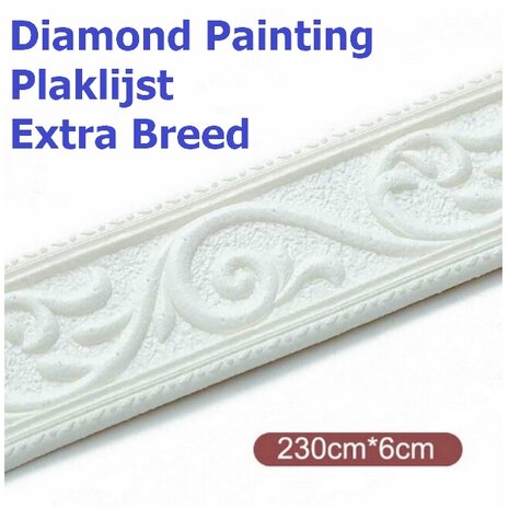 Liste de colle Diamond Painting sur rouleau blanc extra large (230x5cm)