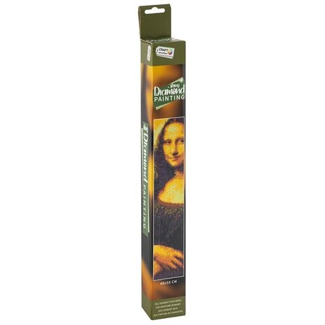 Grafix Diamond painting - Mona Lisa 40x50cm - Rond