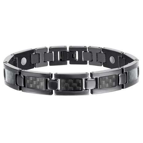 Bracelet Titane Magnétique (homme) Noah Black