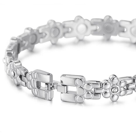 Bracelet Magnetic Steel (femme) Julia Couleur argent