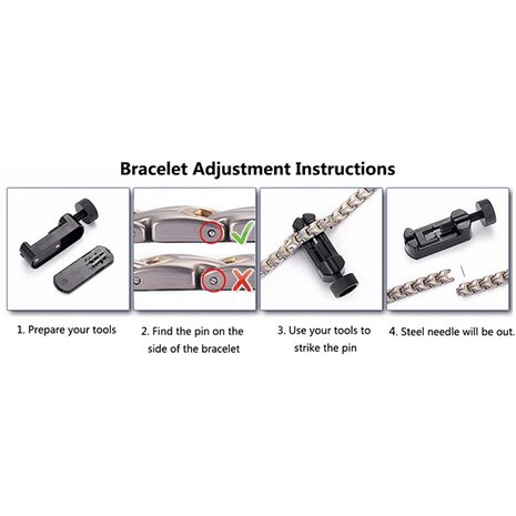 Bracelet Magnetic Steel (femme) Aggy 16 (Doré)