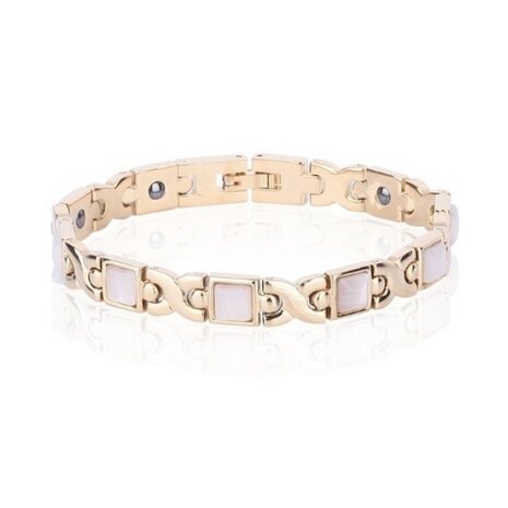 Bracelet Magnetic Steel (femme) Jamy 19 (Rose-doré)