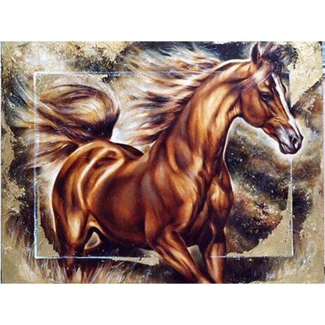 Diamond Painting Schilderij Paard 02