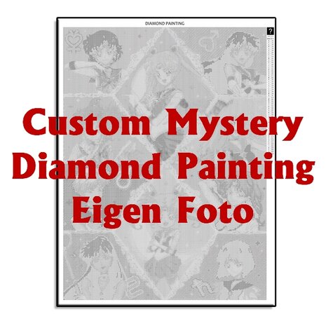 Diamond Painting Propre Photo Mystère (Personnalisé) (Complet)