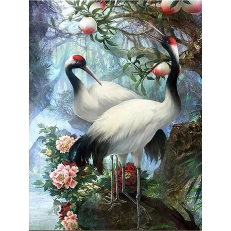 Diamond Painting Kraanvogels