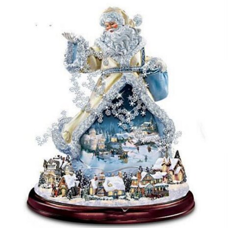 Diamond Painting Kerst - Snowglobe Kerstman 